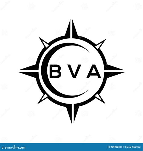 bva abstrato technology circuncle setting logo design em fundo branco