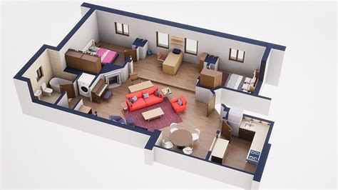 Himym Ted Mosby Apartment 3d Model Cgtrader