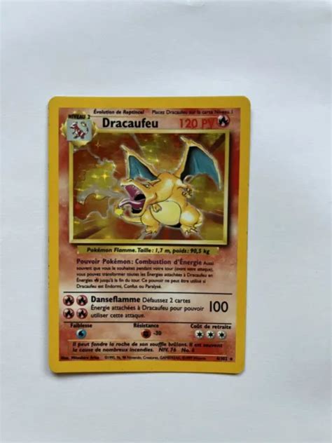 Carte Pokemon Dracaufeu Brillant Ultra Rare Fr Wizards Eur