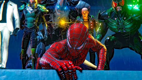 Spider Man Vs Sinister Six Fight Scene Six Sinister Scene Six