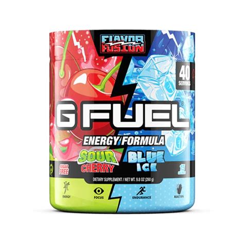 Gfuel Energy Formula Sour Cherryblue Ice Flavor 280g Store 974