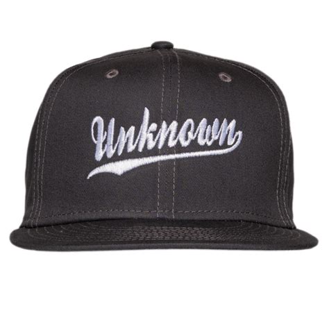 Dark Grey New Era Hat Unknown Industries