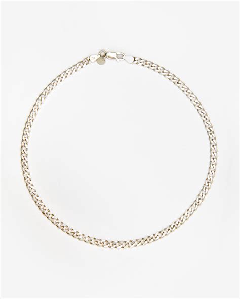 SILVER CUBAN LINK NECKLACE METAFORMI