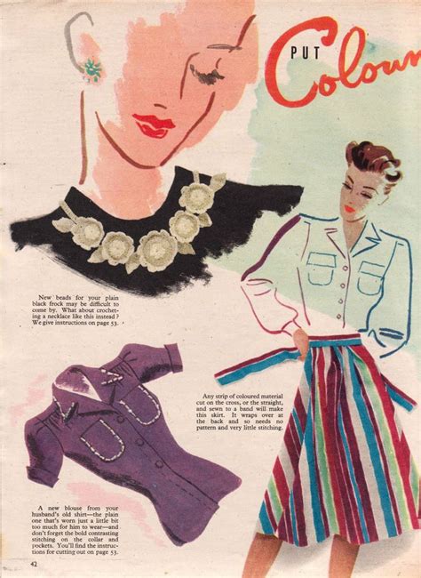 Pin By Norma Hamlet Zarpak On Victory Rationing Make Do And Mend Book Clothes 1940s Inspired