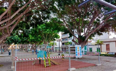 Una pérgola como solución a los males del parque Franchy Roca Canarias7