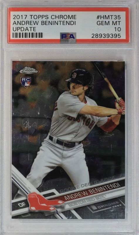 Andrew Benintendi Topps Chrome Update Hmt Rookie Debut Psa