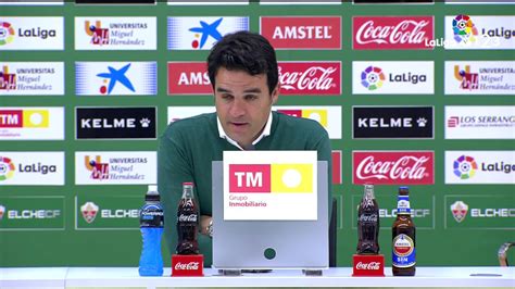 Rueda De Prensa De Alberto Toril Tras El Elche Cf Vs Ucam Murcia