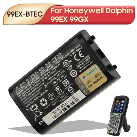 Bater A De Repuesto Original Para Honeywell Dolphin 99EX 99GX 99EX BTEC