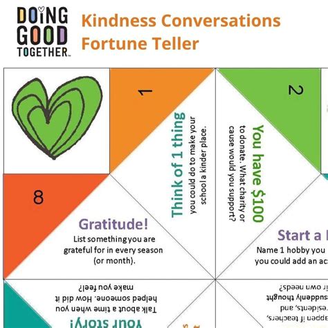 Free Printables For Immediate Acts Of Kindness Doing Good Together