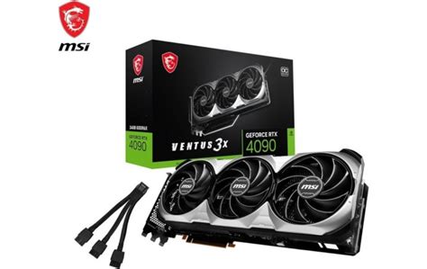 Msi Geforce Rtx 4090 Ventus 3x E 24gb Oc Graphics Card