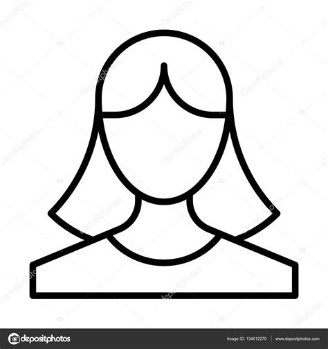 Female Avatar Illustration Stock Vector By ©everydaytemplate 134012270