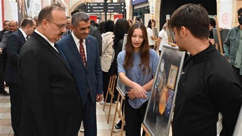 100 Yılında Cumhuriyet ve Atatürk konulu resim sergisi açıldı Aydın