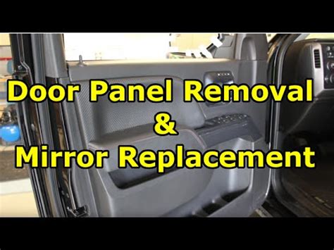 HOW TO Replace Side Mirrors On A 2014 2018 GMC Sierra Or Chevy