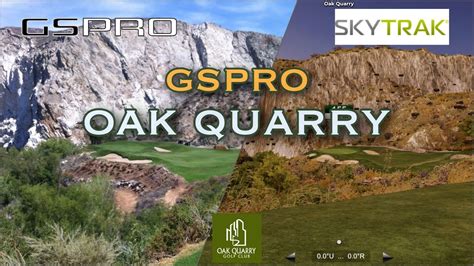 Gspro Skytrak Golf Simulator Oak Quarry Youtube