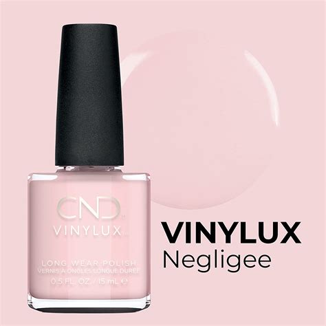 Cnd Vinylux Longwear Nail Polish Gel Like Shine And Chip Resistant Color Negligee 05 Fl Oz