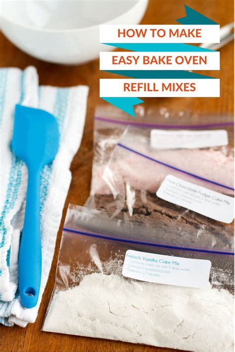 How To Make Easy Bake Oven Mixes Learn How To Make Your Own Easy Bake Oven Refills From Boxed