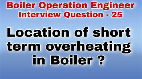 Boiler Operation Engineer Interview Question BOE Exam Preparation