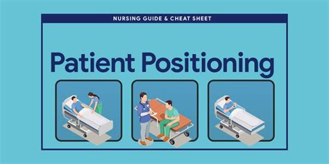 Patient Positioning Guidelines And Nursing Considerations Cheat Sheet