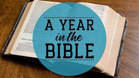 A Year in the Bible: Week One - Creation