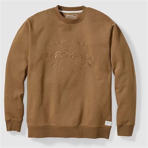 Eddie Bauer Signature Crewneck Graphic Sweatshirt Outdoors Eddie Bauer