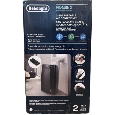 De Longhi Pinguino 14 000 BTU Energy Efficient Portable AC And