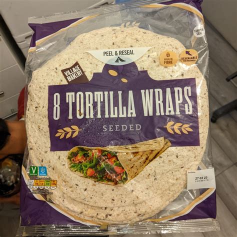 Village Bakery 8 Tortilla Wraps Seeded Reviews Abillion