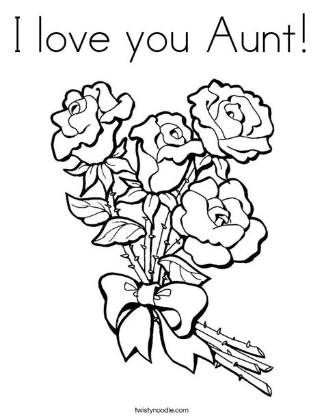 Happy Birthday Aunt Coloring Pages Mom Coloring Pages Mothers Day