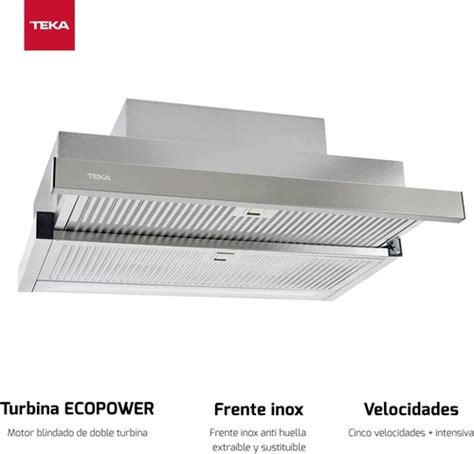 Campana Extra Ble Teka Cnl Plus Inox Cm