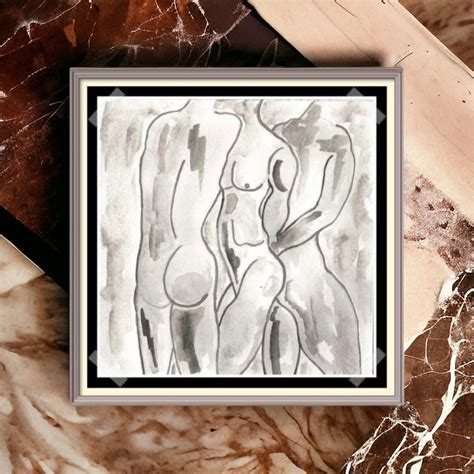 Sex Polyamory Nudes Giclee Prints Polyamorous Orgy Sex Foreplay