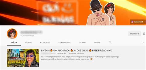 Canal Do Youtube K De Inscritos Redes Sociais Dfg