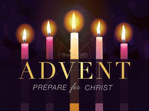 Advent Prepare For Christ Christmas PowerPoint