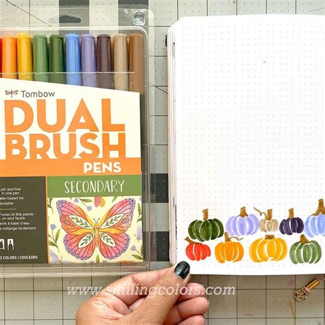 Grid Journals Dot Grid Journal Bullet Journal Color Mixing Chart