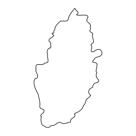 Nottinghamshire Map Ceremonial County Of England Vector Illustration