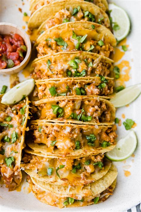 Easy Oven Baked Chicken Tacos The Food Cafe