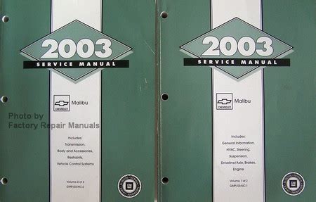 Chevy Malibu 2003 Repair Manual