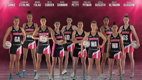 Super Netball Adelaide Thunderbirds 2019 Season Squad Players Draw