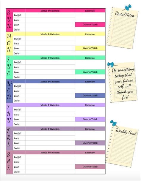 33 Food Journal & Diary Templates to Track Your Meals