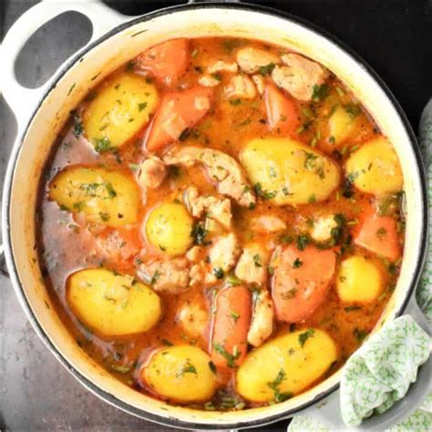 Simple Chicken Potato Stew Everyday Healthy Recipes