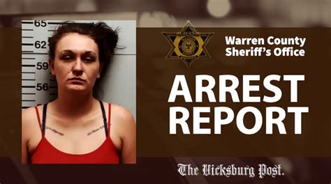 Warren County Woman Arrested For Contraband While Being Booked On