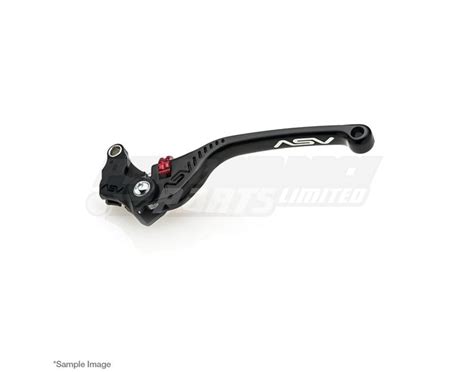 CRF340 K ASV F3 Clutch Lever Regular Length Black Gloss Finish