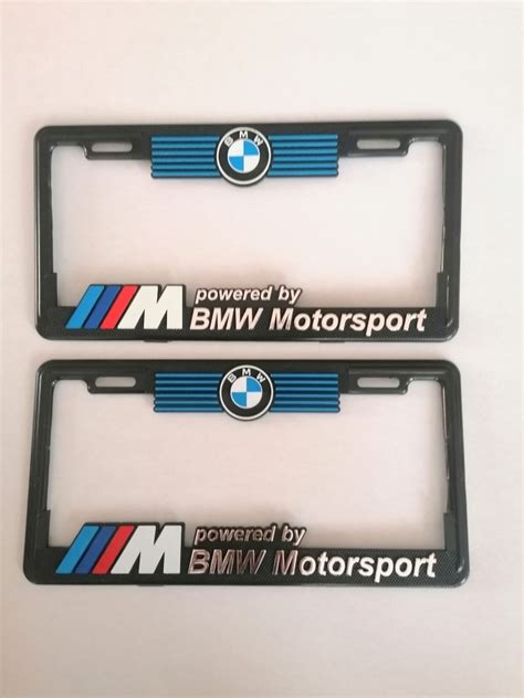 Par Porta Placas Autos Bmw Nuevo Mercado Libre