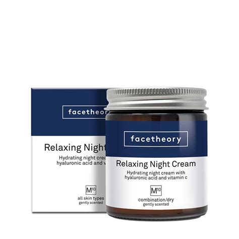 Facetheory Relaxing Night Cream M10 50ml Hydrating Vegan Face