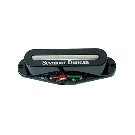 Seymour Duncan STK N Hot Stack Strat Neck Middle Pickup Black Cap Tonefactory