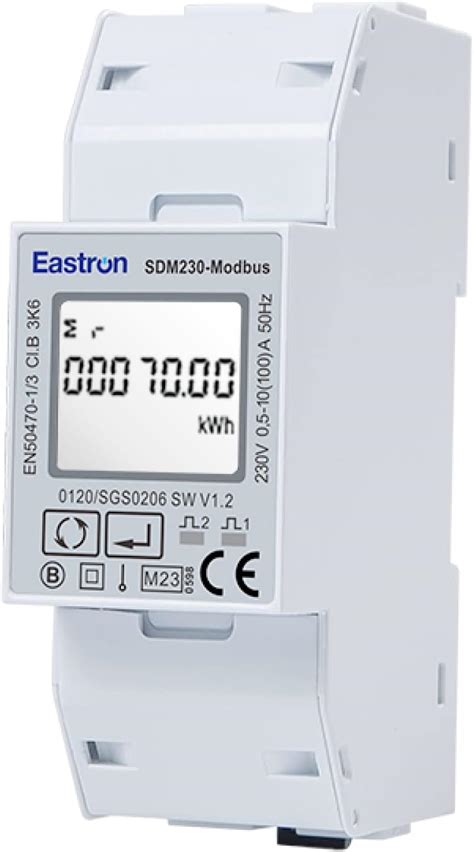 Eastron Sdm Modbus Mid V Elektriciteitsmeter Eenfase Rs Rtu