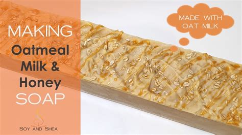 Oatmeal Milk And Honey Cold Process Soap With A Mica ITP Swirl And