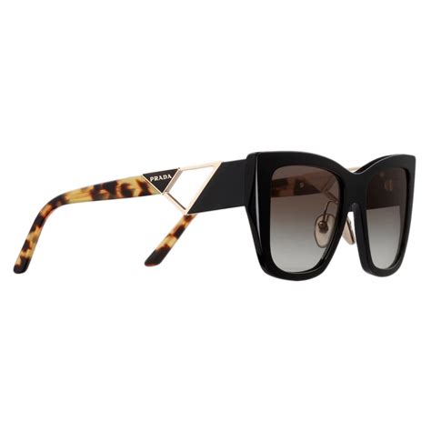 Prada Prada Symbole Square Sunglasses Black Gradient Anthracite Prada Collection