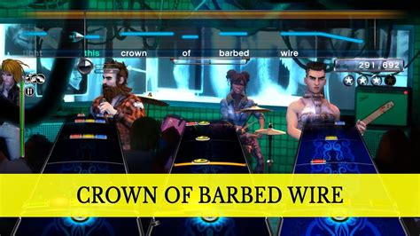 Crown Of Barbed Wire Metallica Clone Herorock Band 3 Custom Youtube