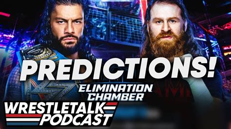 WWE Elimination Chamber 2023 Predictions WrestleTalk Podcast YouTube