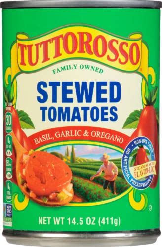 Tuttorosso Basil Garlic Oregano Stewed Tomatoes Oz Kroger