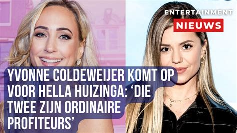 Yvonne Coldeweijer Verdedigt Hella Huizinga Ordinaire Profiteurs